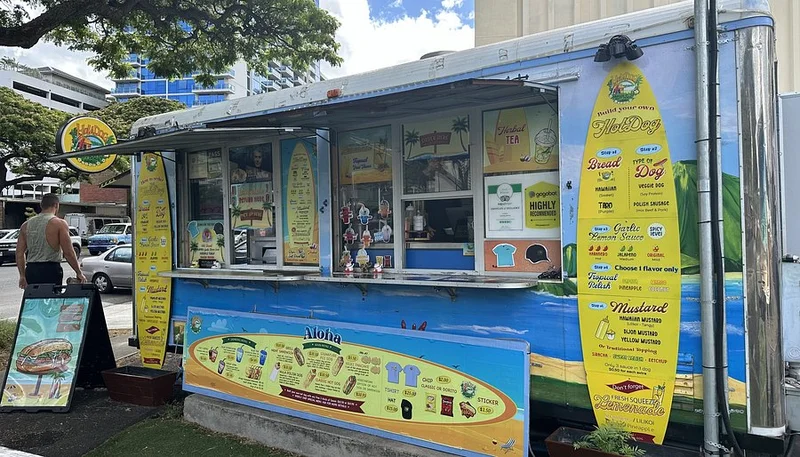 Hula Dog - Hawaiian Style Hot Dog - Best Fast Food Restaurants in Honolulu