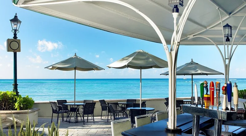 The Beach Bar - Oceanfront Dining in Honolulu